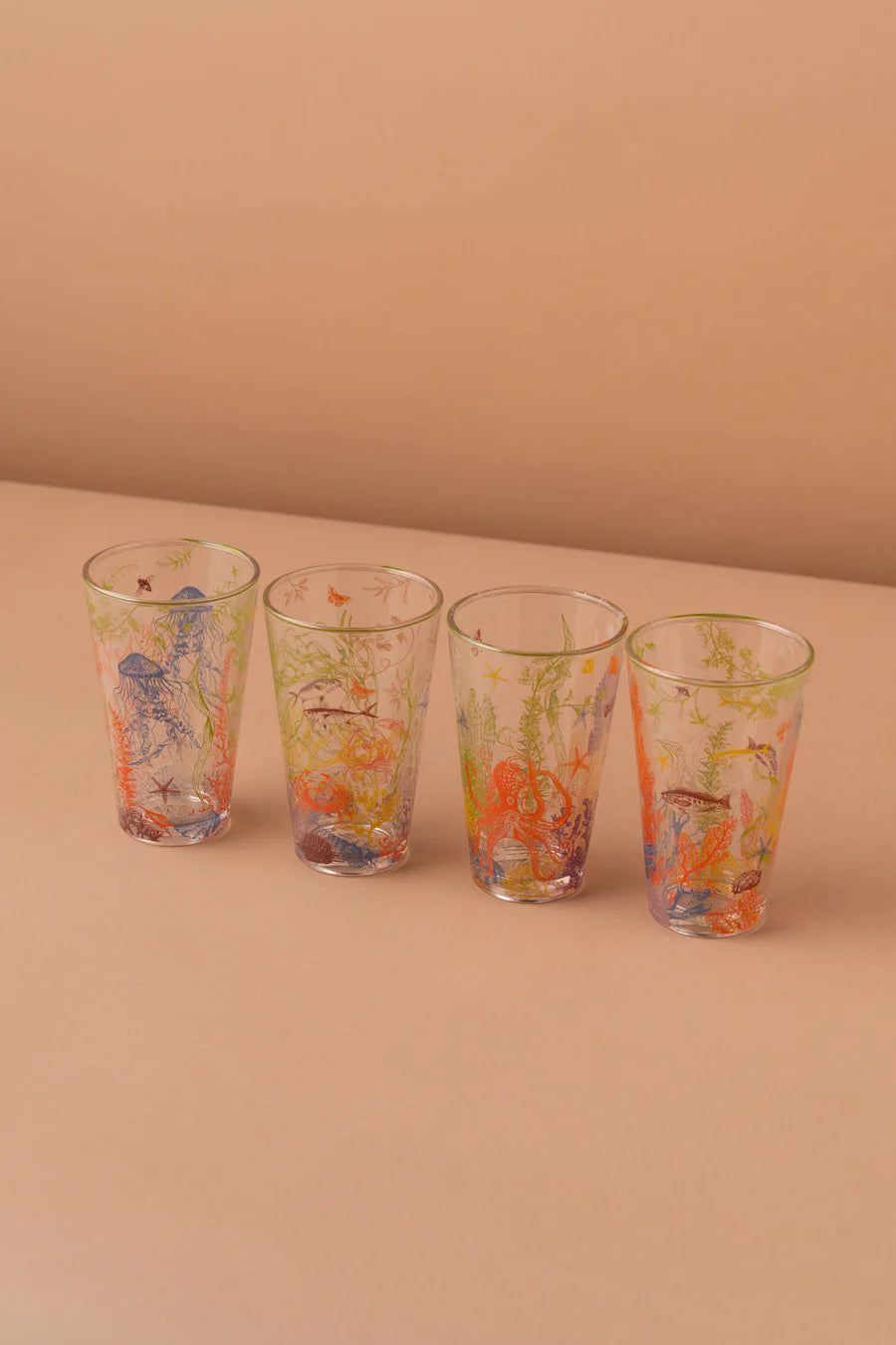B4 Glass Cup Set 4 Pcs