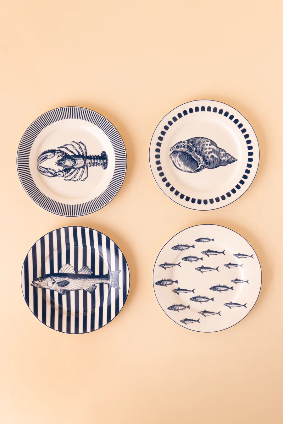 B20 Dessert Plate Set 4 Pcs